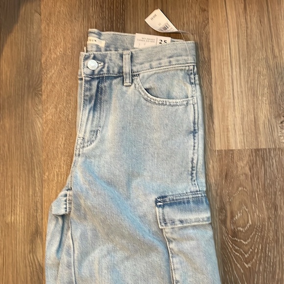NWT PacSun Light Blue Zip Off Low Rise Puddle Jeans - Picture 9 of 16